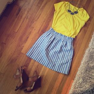 Fun summer pin stripe skirt